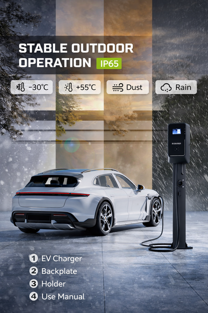 Kela 7kW EV Charger 32A Smart EV Charging Station with 10M Charging Cable Type 2 With LCD Screen