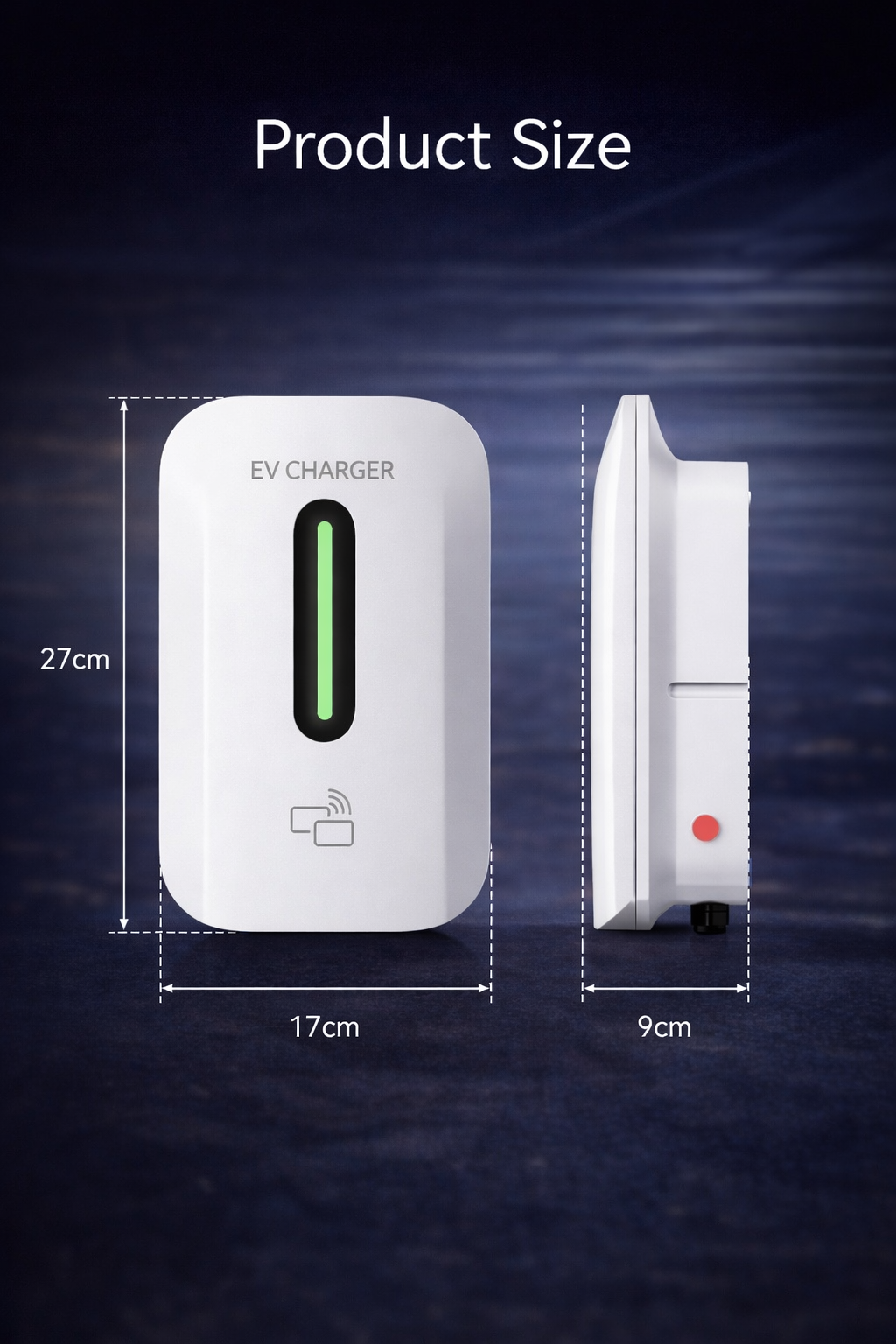 Kela 7kW EV Charger 32A Smart EV Charging Station with 10M Charging Cable Type 2 White