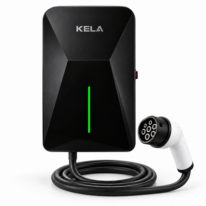 Kela Stealth 7kW Smart EV Charger – 7.5m Tethered Type 2