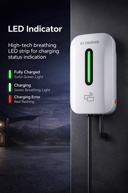 Kela 7kW EV Charger 32A Smart EV Charging Station with 10M Charging Cable Type 2 White