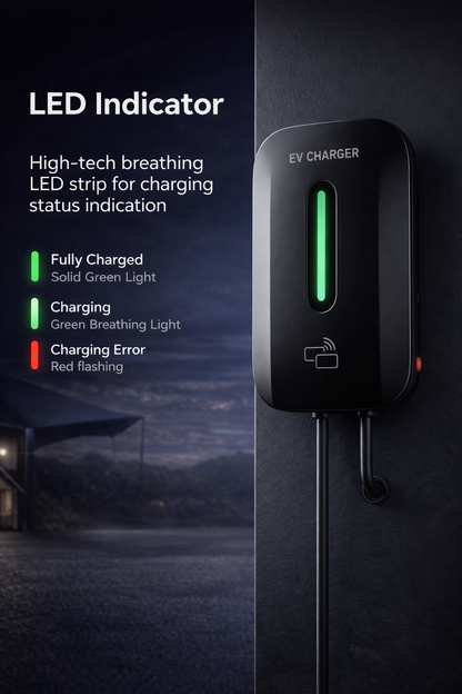 Kela 7kW EV Charger 32A Smart EV Charging Station with 10M Charging Cable Type 2 Black